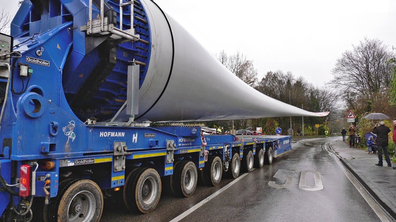 Pala eòlica en transport especial